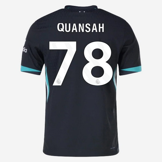 Jarell Quansah 2024/25 Away #78 Men's Soccer Jersey