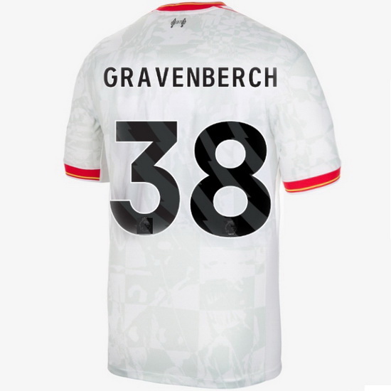 Ryan Gravenberch 2024/25 Third #38 Men's Soccer Jersey