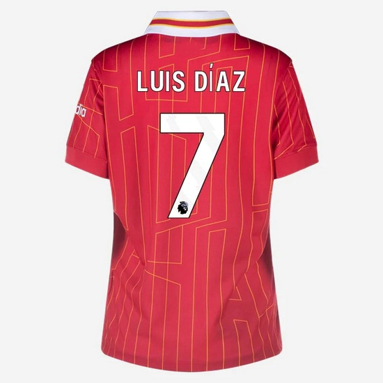 Luis Diaz 2024/25 Home #7 Women's Soccer Jersey