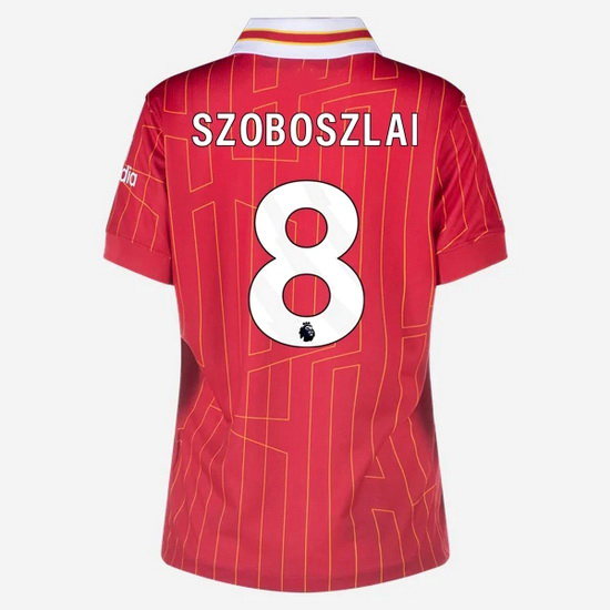 Dominik Szoboszlai 2024/25 Home #8 Women's Soccer Jersey - Click Image to Close