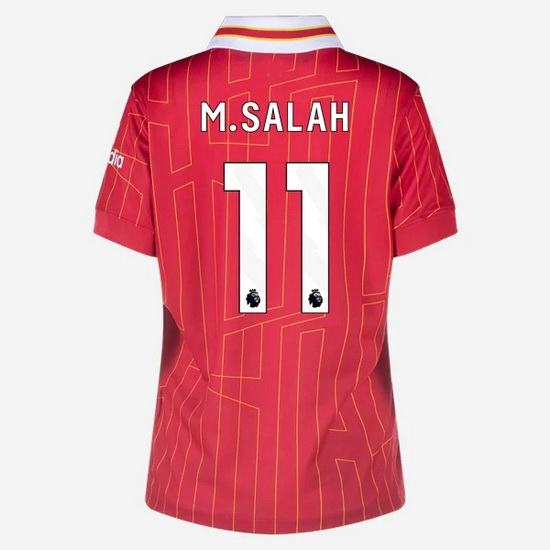 Mohamed Salah 2024/25 Home #11 Women's Soccer Jersey