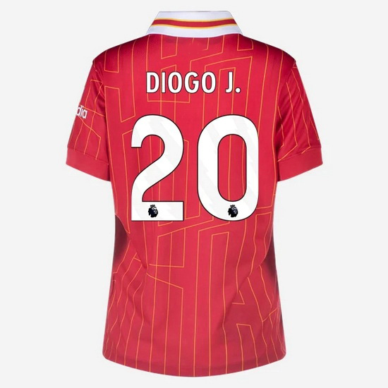 Diogo Jota 2024/25 Home #20 Women's Soccer Jersey