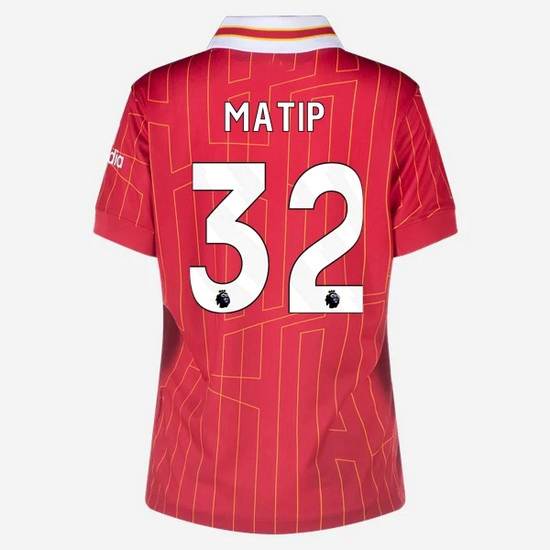 Joel Matip 2024/25 Home #32 Women's Soccer Jersey - Click Image to Close