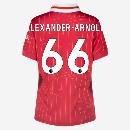 Trent Alexander-Arnold 2024/25 Home #66 Women's Soccer Jersey