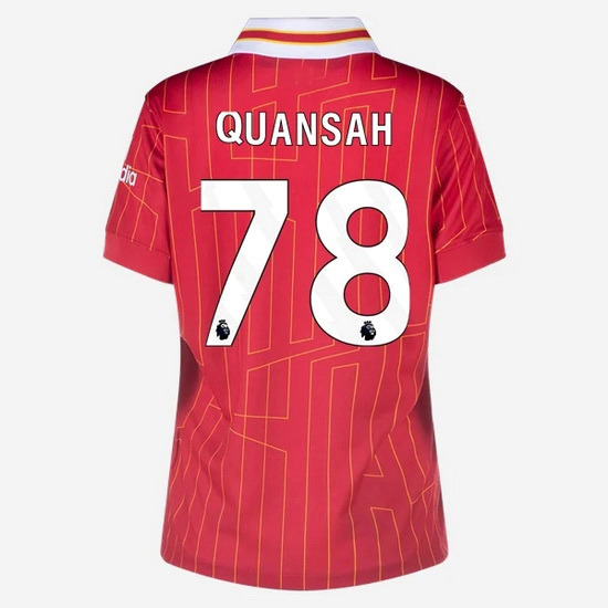 Jarell Quansah 2024/25 Home #78 Women's Soccer Jersey