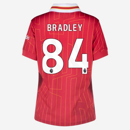 Conor Bradley 2024/25 Home #84 Women's Soccer Jersey - Click Image to Close