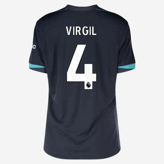 Virgil Van Dijk 2024/25 Away #4 Women's Soccer Jersey - Click Image to Close