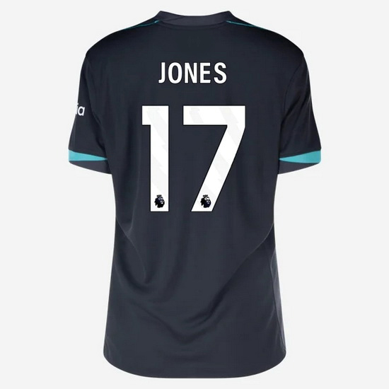 Curtis Jones 2024/25 Away #17 Women's Soccer Jersey - Click Image to Close