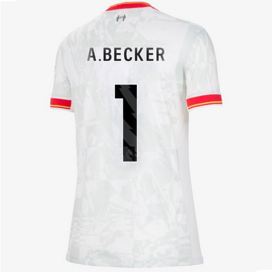 Alisson Becker 2024/25 Third #1 Women's Soccer Jersey