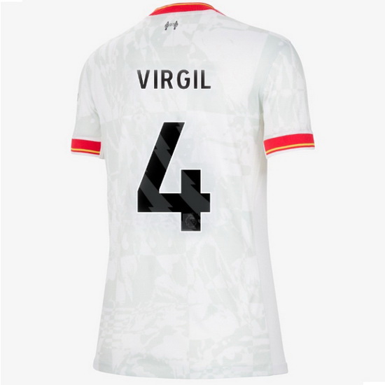 Virgil Van Dijk 2024/25 Third #4 Women's Soccer Jersey