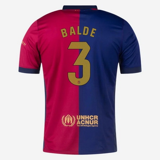 2024/25 Alejandro Balde #3 Home Men's Soccer Jersey