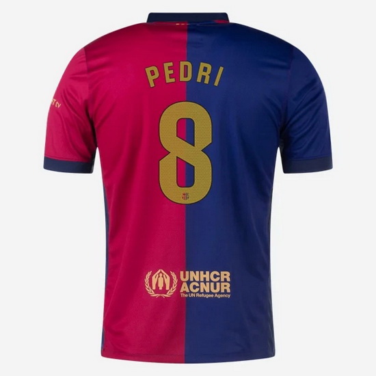 2024/25 Pedri #8 Home Men's Soccer Jersey