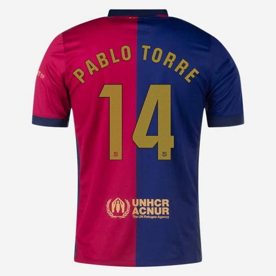 2024/25 Pablo Torre #14 Home Men's Soccer Jersey