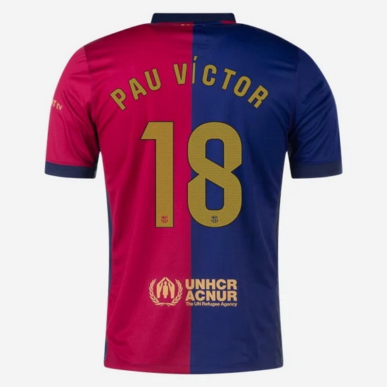 2024/25 Pau Victor #18 Home Men's Soccer Jersey - Click Image to Close