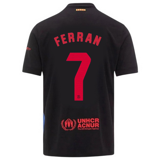 2024/25 Ferran Torres #7 Away Men's Soccer Jersey - Click Image to Close