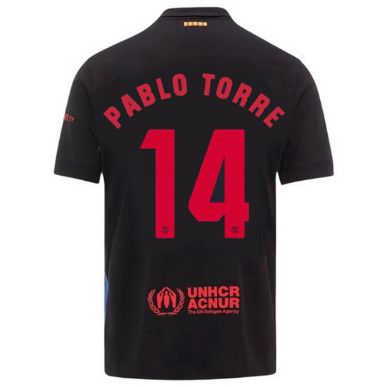 2024/25 Pablo Torre #14 Away Men's Soccer Jersey