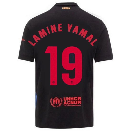 2024/25 Lamine Yamal #19 Away Men's Soccer Jersey