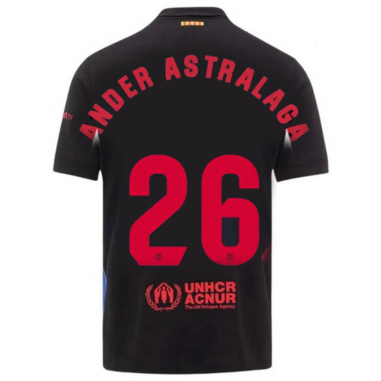 2024/25 Ander Astralaga #26 Away Men's Soccer Jersey