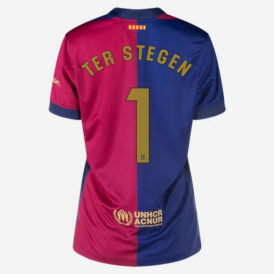 24/25 Marc-Andre ter Stegen #1 Home Women's Soccer Jersey