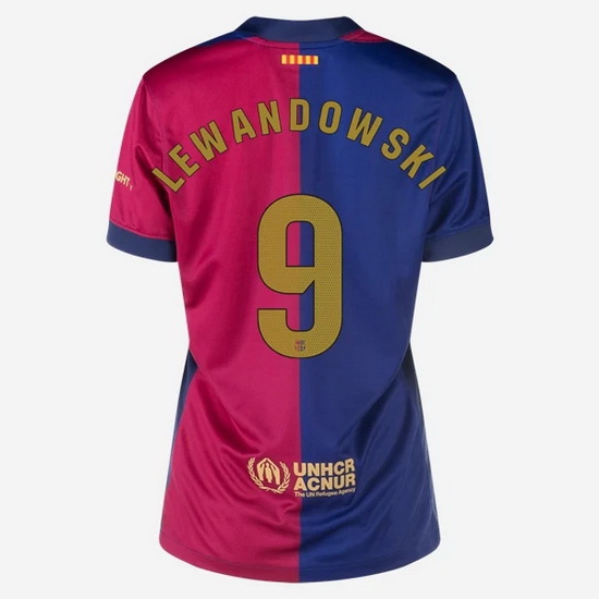 24/25 Robert Lewandowski #9 Home Women's Soccer Jersey