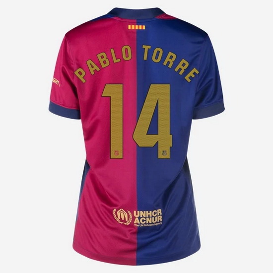 24/25 Pablo Torre #14 Home Women's Soccer Jersey