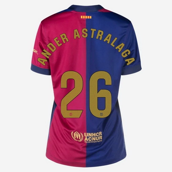 24/25 Ander Astralaga #26 Home Women's Soccer Jersey