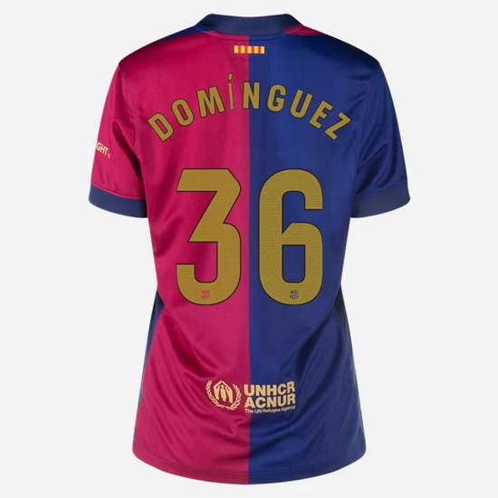 24/25 Sergi Dominguez #36 Home Women's Soccer Jersey - Click Image to Close