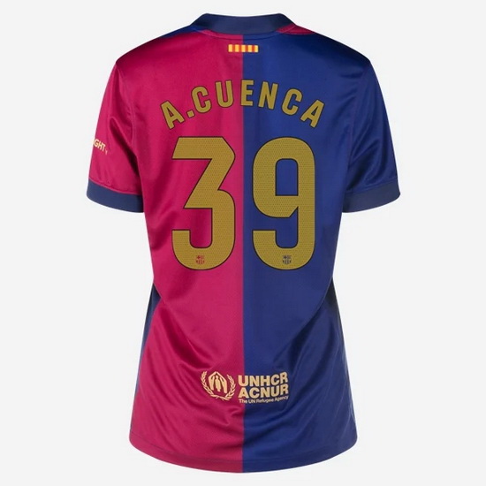 24/25 Andres Cuenca #39 Home Women's Soccer Jersey