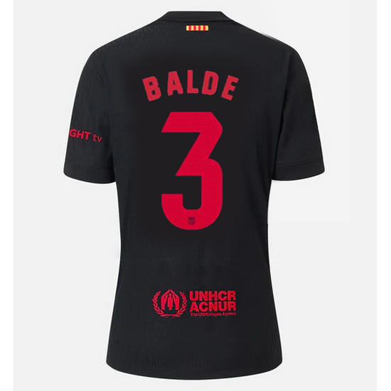 24/25 Alejandro Balde #3 Away Women's Soccer Jersey - Click Image to Close