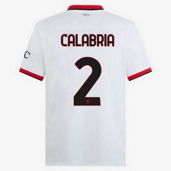 2024/25 Davide Calabria #2 Away Men's Soccer Jersey - Click Image to Close