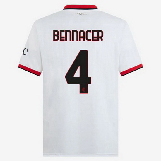 2024/25 Ismael Bennacer #4 Away Men's Soccer Jersey - Click Image to Close