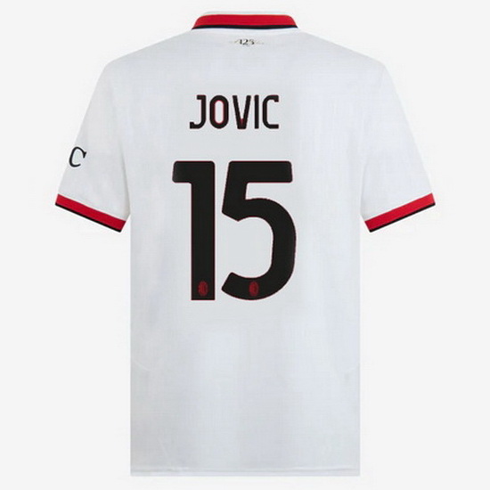 2024/25 Luka Jovic #15 Away Men's Soccer Jersey - Click Image to Close