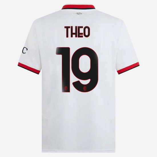 2024/25 Theo Hernandez #19 Away Men's Soccer Jersey