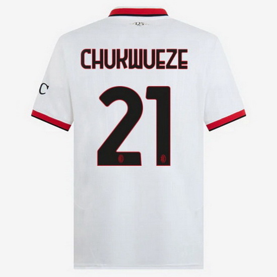 2024/25 Samuel Chukwueze #21 Away Men's Soccer Jersey