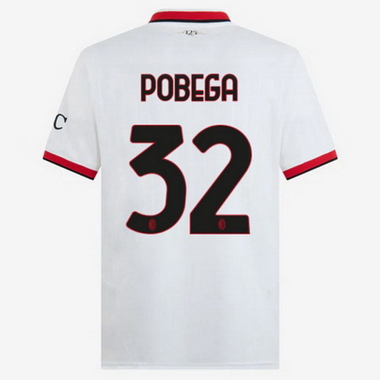 2024/25 Tommaso Pobega #32 Away Men's Soccer Jersey - Click Image to Close