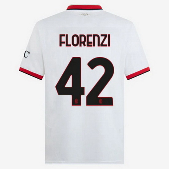 2024/25 Alessandro Florenzi #42 Away Men's Soccer Jersey - Click Image to Close