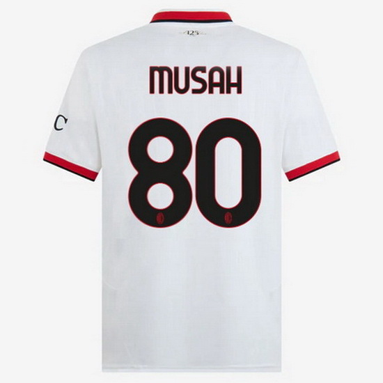 2024/25 Yunus Musah #80 Away Men's Soccer Jersey - Click Image to Close