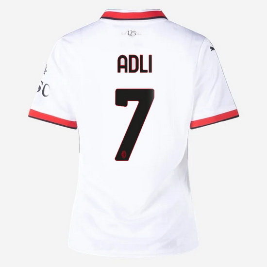 2024/25 Yacine Adli #7 Away Women's Soccer Jersey