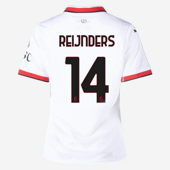 2024/25 Tijjani Reijnders #14 Away Women's Soccer Jersey - Click Image to Close