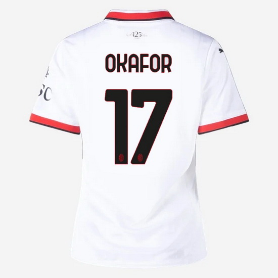 2024/25 Noah Okafor #17 Away Women's Soccer Jersey