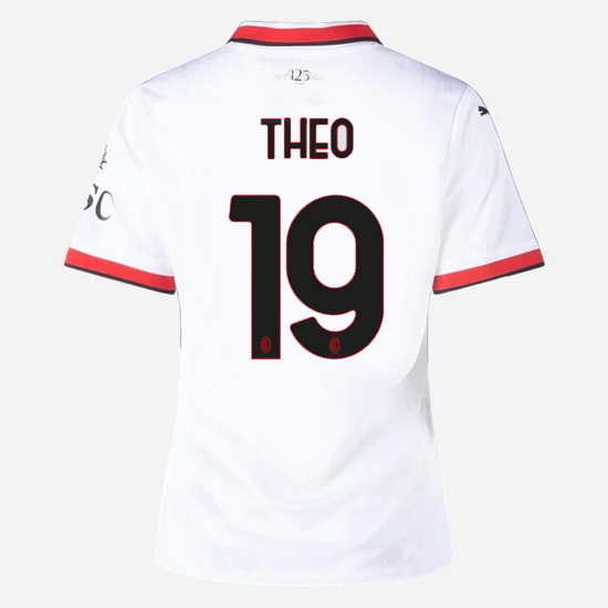 2024/25 Theo Hernandez #19 Away Women's Soccer Jersey