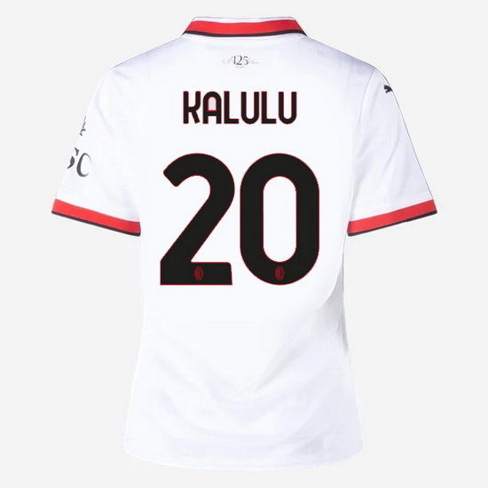 2024/25 Pierre Kalulu #20 Away Women's Soccer Jersey - Click Image to Close