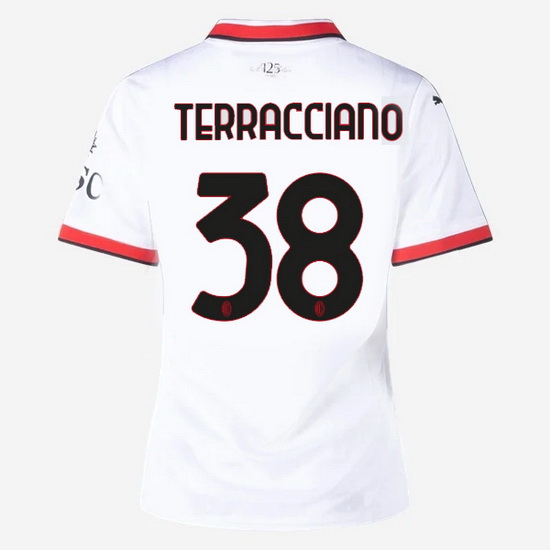 2024/25 Filippo Terracciano #38 Away Women's Soccer Jersey - Click Image to Close