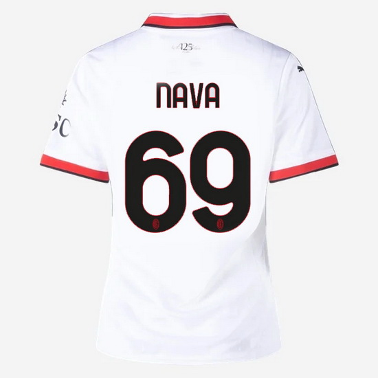 2024/25 Lapo Maria Nava #69 Away Women's Soccer Jersey