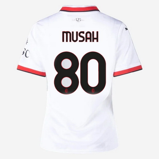 2024/25 Yunus Musah #80 Away Women's Soccer Jersey - Click Image to Close