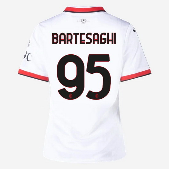 2024/25 Davide Bartesaghi #95 Away Women's Soccer Jersey - Click Image to Close