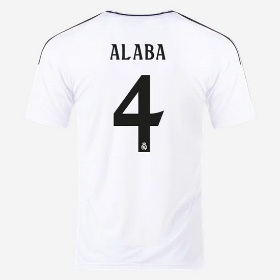 2024/25 David Alaba #4 Home Men's Soccer Jersey