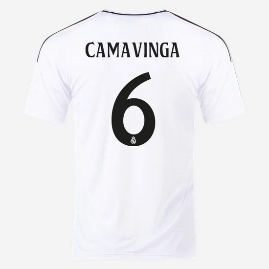 2024/25 Eduardo Camavinga #6 Home Men's Soccer Jersey - Click Image to Close