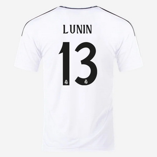 2024/25 Andriy Lunin #13 Home Men's Soccer Jersey - Click Image to Close