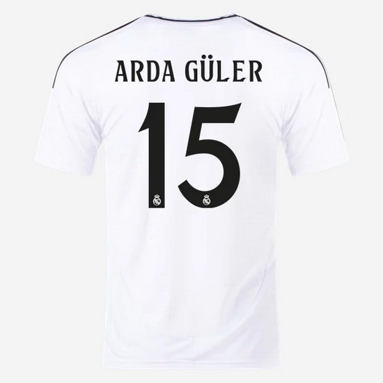 2024/25 Arda Guler #15 Home Men's Soccer Jersey - Click Image to Close